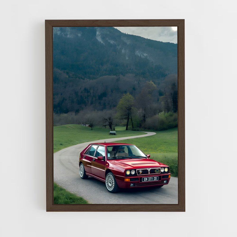 Poster Alfa à l'Aventure – affiche Lancia (vue 5)
